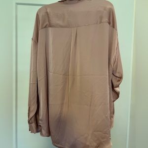OVERSIZED EXPRESS PORTOFINO SATINY BLOUSE L-XL